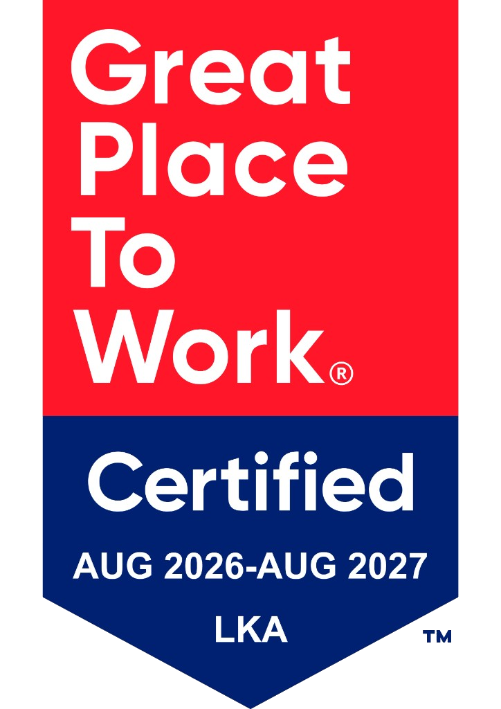 Great Place To Work Certified — Aug 2026–Aug 2027 — LKA